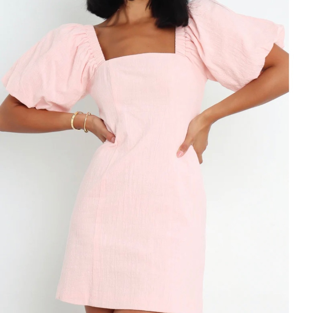 Baby pink Tuscany dress.